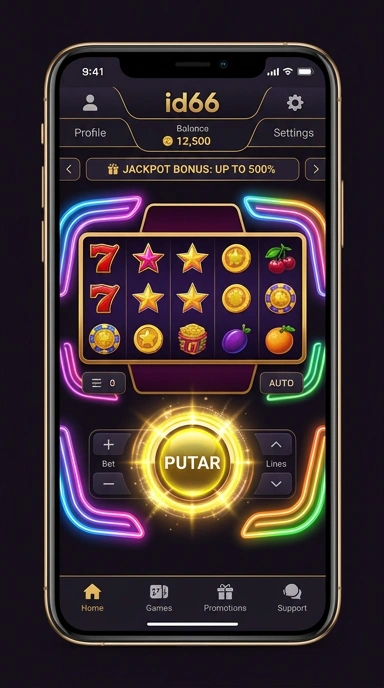 Cuplikan layar menu unduhan id66 untuk perangkat Android